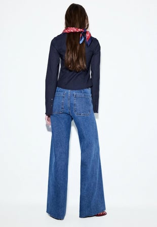 ALLBUCKS Stradivarious Yama Cepli Straight Fit Jean Pantolon ABSTR00038