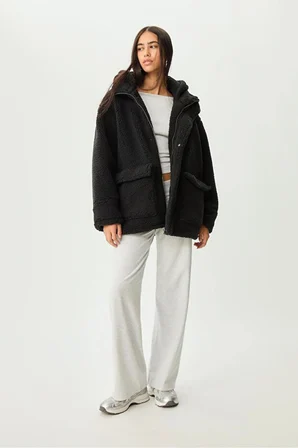 ALLBUCKS Stradivarius Suni Yünlü Kısa Kaban Mont ABSTR3779