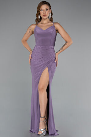 Bacak Ve Sırt Dekolteli Uzun Abiye ABU3949