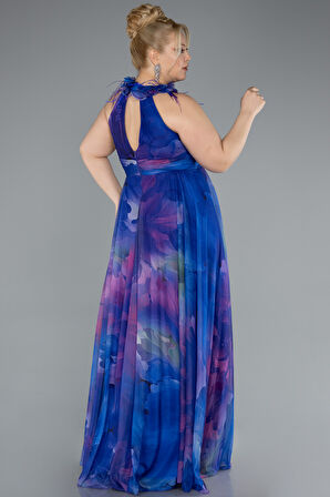 Empirme Uzun Büyük Beden Mezuniyet Elbisesi ABU4902