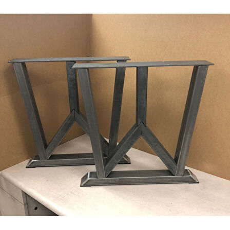 Masa Ayağı 71 Cm Çalışma Masası Ayağı Metal Tasarım Ayak