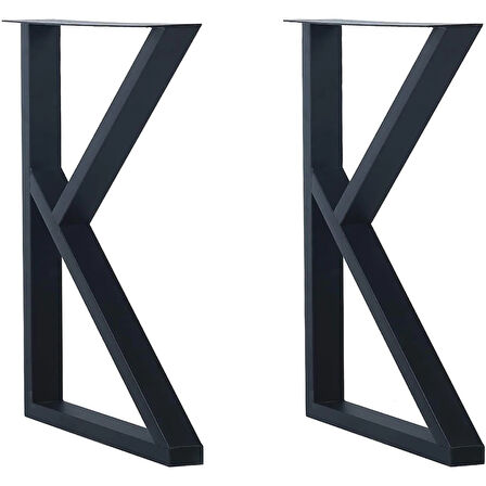 Metal Ayak Çalışma Masası Kütük Masa Ayağı Metal Mobilya Ayağı
