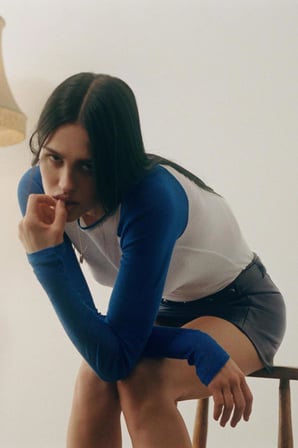 ALLBUCKS ZARA Zımbalı Suni Deri Mini Etek ABZRA00079
