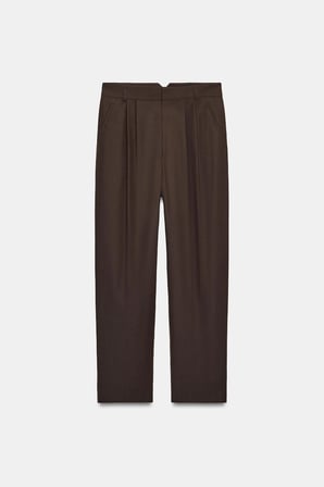 ALLBUCKS ZARA ZW Collection Yün Karışımlı Pensli Pantolon ABZRA00125