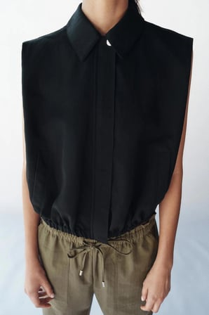 ALLBUCKS ZARA ZW Elastik Belli Tapered Pantolon ABZRA00148