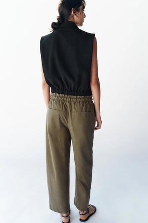 ALLBUCKS ZARA ZW Elastik Belli Tapered Pantolon ABZRA00148