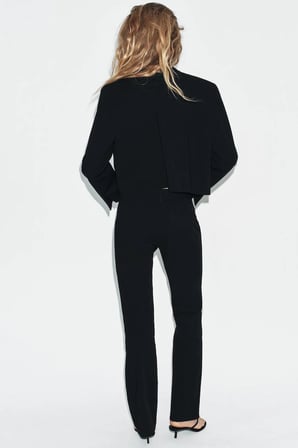 ALLBUCKS ZARA Kemer Köprülü Çan Paça Kumaş Pantolon ABZRA00154