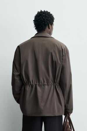 ALLBUCKS ZARA Su Geçirmez Teknik Kapitone Kaban ABZRA00171