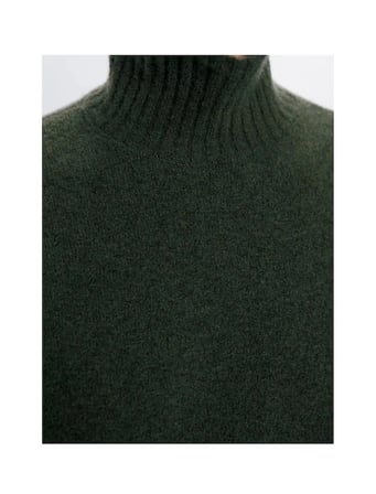 ALLBUCKS ZARA YÜN İÇERİKLİ BALIKÇI DİK YAKA OVERSİZE KAZAK ABZRA3787