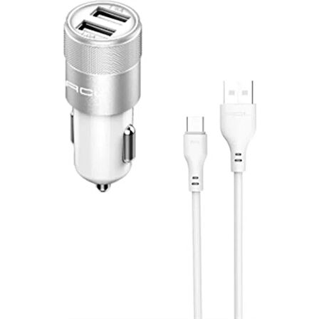 ACL Ac-38 1.6 Amper Araç Içi Çakmaklık Type-c Kablolu Şarj 1 Metre