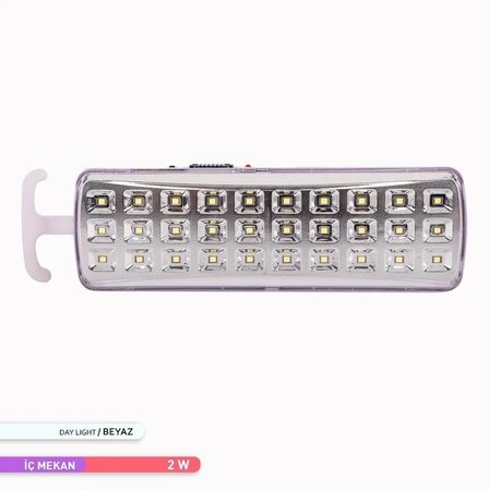 ACK Şarjlı 30 Ledli ışıldak Acil Durum Aydınlatması AC01-00130 9932