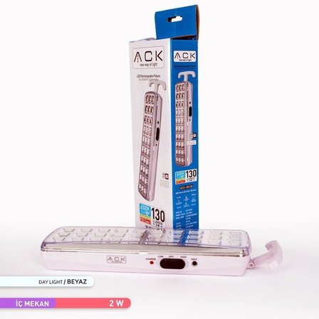 ACK Şarjlı 30 Ledli ışıldak Acil Durum Aydınlatması AC01-00130 9932