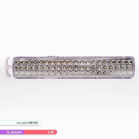 ACK Şarjlı 60 Ledli Işıldak Acil Durum Aydınlatması