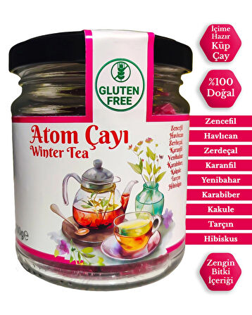 Zengin Bitki İçerikli Küp Atom Çayı 100 Gr