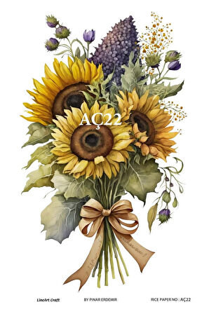 Lineart Pirinç Dekopaj Kağıdı AÇ22