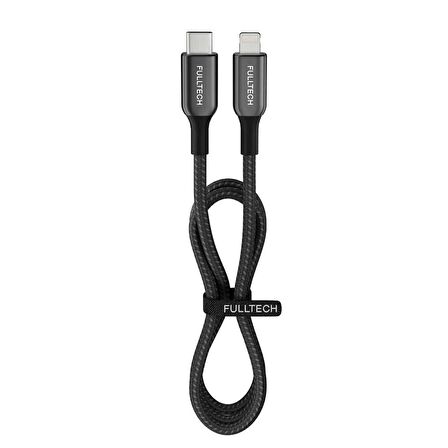 27 Watt 3A Usb-C To Lighning 2M Hızlı Şarj Kablosu Siyah FC42