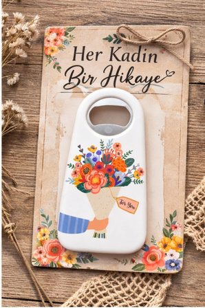 30 Adet Kişiye Özel Kartlı Açacak Nikah Nişan Hediyeliği –Tasarımı Değiştirilebilir Magnet Açacak