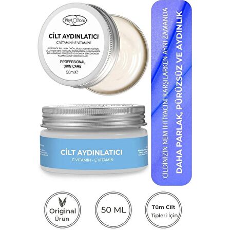 Phytoflora Cilt Aydınlatıcı ve Canlandırıcı Bakım Kremi 50 ml