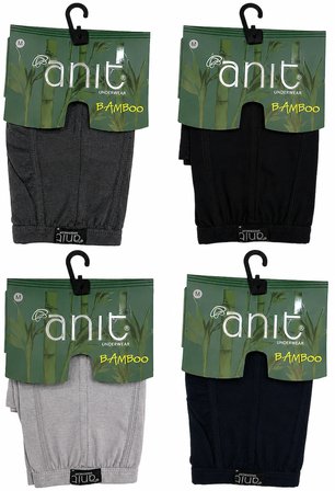 4 Adet 4 Renk (Siyah, Gri, Lacivert ve Füme) Nefes Alan Özel Dokulu Bambu Erkek Boxer 1273