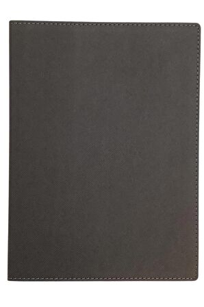 Acar Timex Soft Defter 16*23,5 Cm 256 Sayfa Çizgisiz Yarı Gizli Spiralli Defter Gri