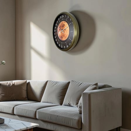 Eskitme 24 Saat Göstergeli Özel Tasarım Duvar Saati iegxx