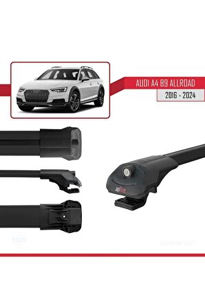 Audi A4 (B9) ALLROAD 2016 ve Sonrası ile uyumlu ACE-1 Ara Atkı Tavan Barı SİYAH
