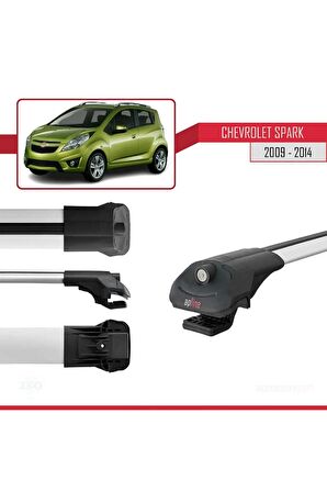 Chevrolet Spark 2009-2014 Arası ile uyumlu ACE-1 Ara Atkı Tavan Barı GRİ