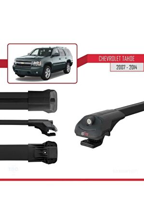 Chevrolet Tahoe 2007-2014 Arası ile uyumlu ACE-1 Ara Atkı Tavan Barı SİYAH