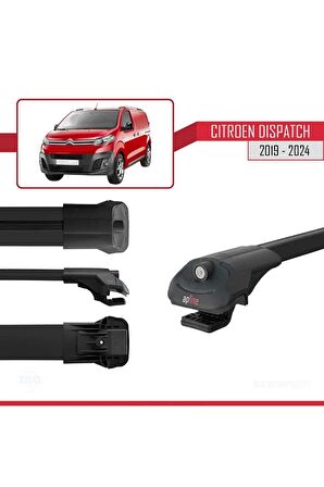 Citroen Dispatch 2019 ve Sonrası ile uyumlu ACE-1 Ara Atkı Tavan Barı SİYAH