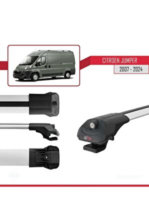 Citroen Jumper 2007 ve Sonrası ile uyumlu ACE-1 Ara Atkı Tavan Barı GRİ