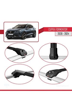 Cupra Formentor 2020 ve Sonrası ile uyumlu ACE-1 Ara Atkı Tavan Barı SİYAH