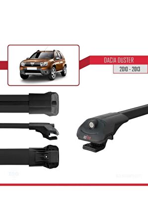 Dacia Duster 2010-2013 Arası ile uyumlu ACE-1 Ara Atkı Tavan Barı SİYAH