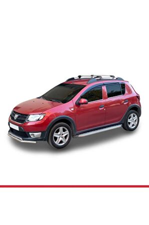 Dacia Sandero STEPWAY 2012-2020 Arası ile uyumlu ACE-1 Ara Atkı Tavan Barı GRİ