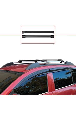Dacia Sandero STEPWAY 2012-2020 Arası ile uyumlu ACE-1 Ara Atkı Tavan Barı SİYAH