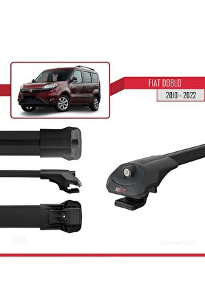 Fiat Doblo 2010-2022 Arası ile uyumlu ACE-1 Ara Atkı Tavan Barı SİYAH
