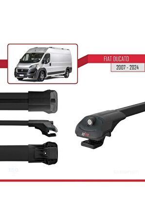 Fiat Ducato 2007 ve Sonrası ile uyumlu ACE-1 Ara Atkı Tavan Barı SİYAH