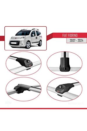 Fiat Fiorino 2007 ve Sonrası ile uyumlu ACE-1 Ara Atkı Tavan Barı GRİ