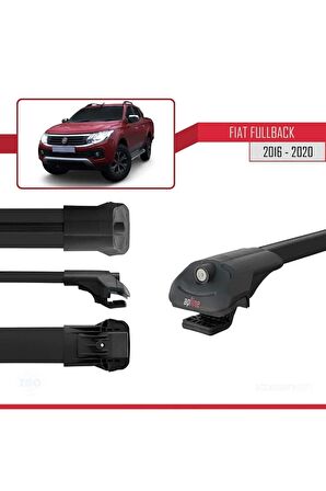 Fiat Fullback 2016-2020 Arası ile uyumlu ACE-1 Ara Atkı Tavan Barı SİYAH