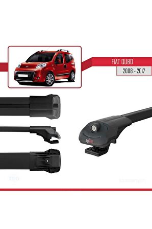 Fiat Qubo 2008-2017 Arası ile uyumlu ACE-1 Ara Atkı Tavan Barı SİYAH