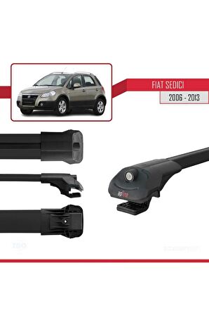 Fiat Sedici 2006-2013 Arası ile uyumlu ACE-1 Ara Atkı Tavan Barı SİYAH