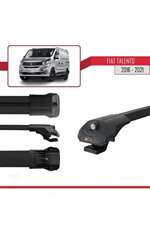 Fiat Talento 2016-2021 Arası ile uyumlu ACE-1 Ara Atkı Tavan Barı SİYAH