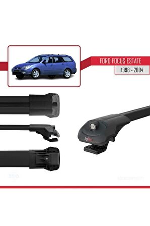 Ford Focus Estate C170 1998-2004 Arası ile uyumlu ACE-1 Ara Atkı Tavan Barı SİYAH