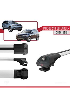 Subaru Forester 2008-2013 Arası Ile Uyumlu Ace-1 Ara Atkı Tavan Barı Gri