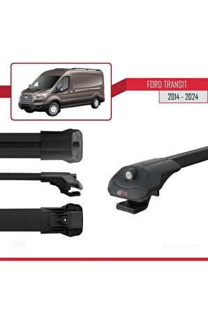 Ford Transit 2014 ve Sonrası ile uyumlu ACE-1 Ara Atkı Tavan Barı SİYAH