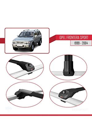 Opel Frontera Sport 1999-2004 Arası ile uyumlu ACE-1 Ara Atkı Tavan Barı SİYAH
