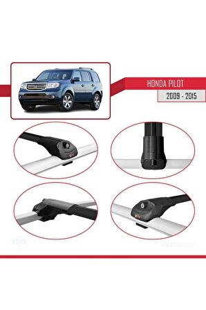 Honda Pilot 2009-2015 Arası ile uyumlu ACE-1 Ara Atkı Tavan Barı SİYAH