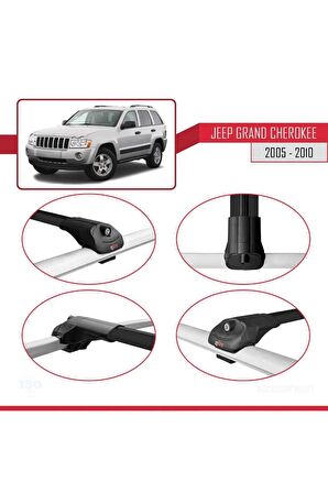 Jeep Grand Cherokee 2005-2010 Arası ile uyumlu ACE-1 Ara Atkı Tavan Barı SİYAH