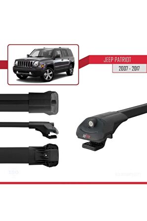Jeep Patriot 2007-2017 Arası ile uyumlu ACE-1 Ara Atkı Tavan Barı SİYAH