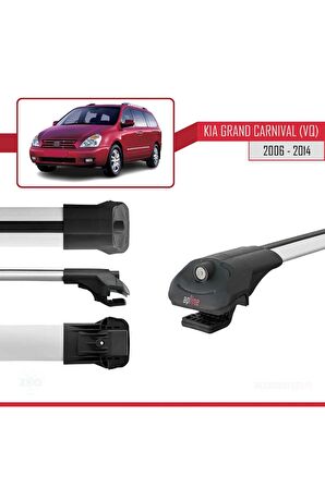 Kia Grand Carnival (VQ) 2006-2014 Arası ile uyumlu ACE-1 Ara Atkı Tavan Barı GRİ