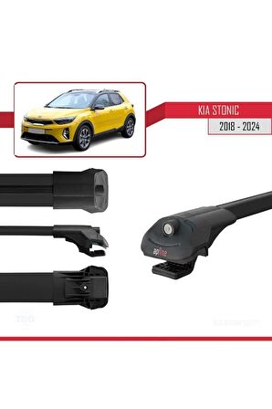 Kia Stonic 2018 ve Sonrası ile uyumlu ACE-1 Ara Atkı Tavan Barı SİYAH